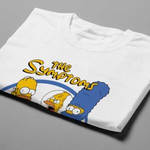 The Simpsons Coronavirus Parody Tee - folded short