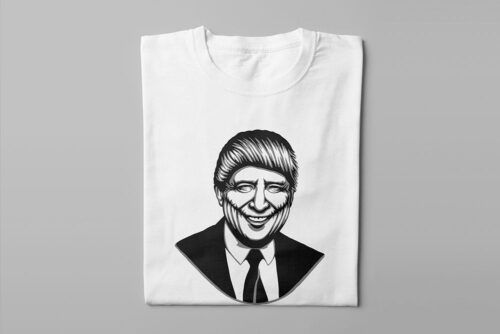 Trump Stencil Men's Tee - white - folded long