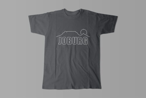 Johannesburg Skyline Humorous Men's Tee - charcoal