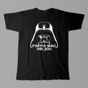 Pappa Wag Star Wars Kitchen Dutch Parody Men's Tee - black