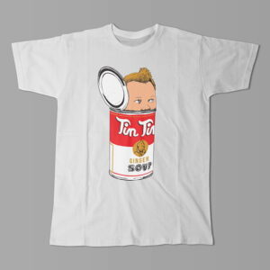 TinTin Ginger Soup Kitchen Dutch Parody Men's Tee - white