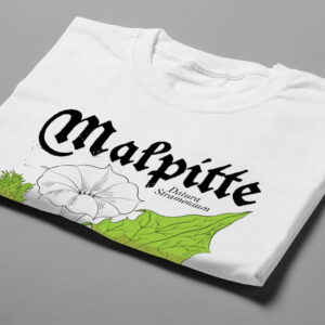 Malpitte Drug Parody Funny Men's Tee - white - folded short