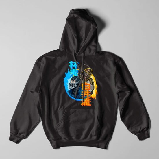 Mortal Kombat Gaming Movie Fan Art Black Hoodie