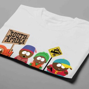 South Park Laugh it Off Parody Men's T-shirt - white - folded short