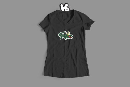 Alligator Loki Marvel Parody Ladies' Tee - charcoal