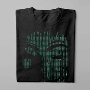 Anonymous Gamma-Ray Graphic Design Men's Tee - black- folded long