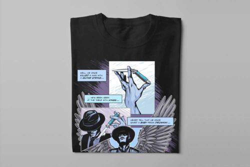 Blue Murder Luke Molver Illustrated Men's Tee - black - folded long