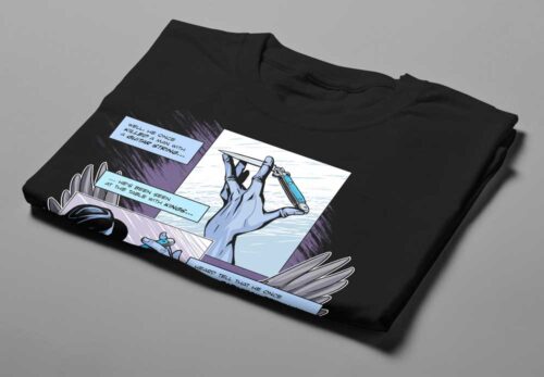 Blue Murder Luke Molver Illustrated Men's Tee - black - folded short