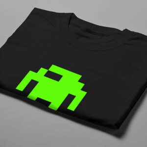 Berserk Retro Gaming Graphic Design Jade Holing Men's Tee - black - folded short