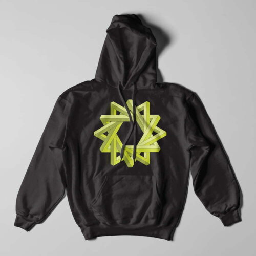 Impossible Star Jade Holing Graphic Design Black Hoodie