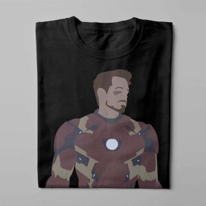 Piercing Blue Avengers Endgame Men's Graphic T-shirt - black - folded long