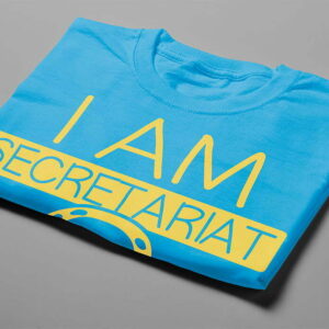 Piercing Blue I Am Secretariat Men's Graphic T-shirt - sky blue - folded short