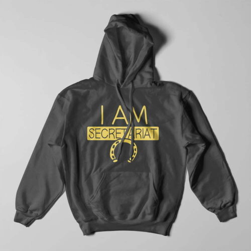 Piercing Blue I Am Secretariat Men's Unisex Hoodie - charcoal