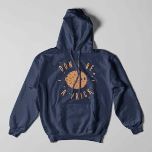 Prick Gamma Ray Graphic Unisex Navy Blue Hoodie