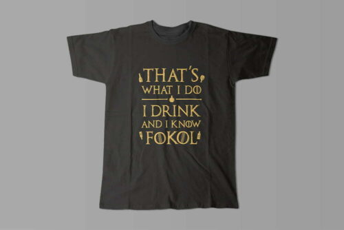 Game Of Thrones Funny Drinking Men's Tee - black