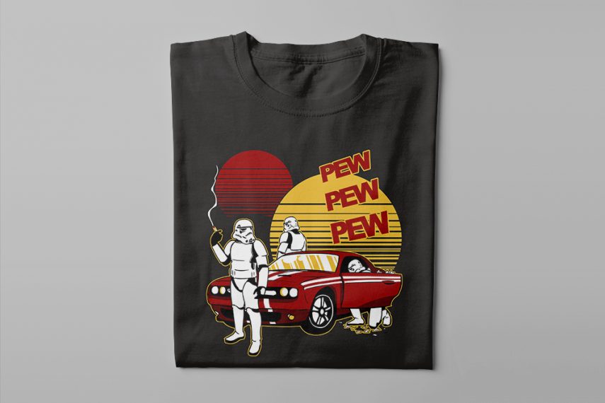 pew pew stormtrooper shirt