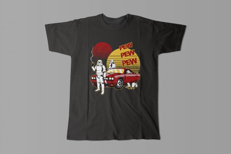 pew pew stormtrooper shirt