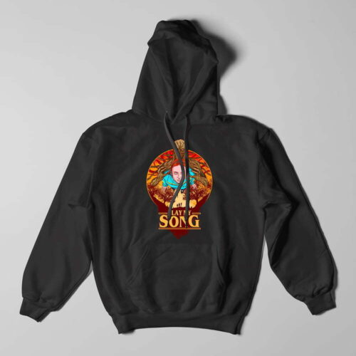 Stranger Things Season 4 Kate Bush Song Parody Luke Molver Hoodie - black