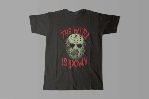 Wifi is Down Friday the 13th Jason Men's Tee - black