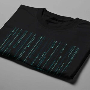 Digital Storm Gamma-Ray Graphic Design Men's Tee - black - folded short