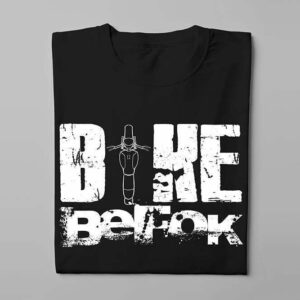 Bike Befok Ronin Motorcycle Graphic Men's T-shirt - black - folded long