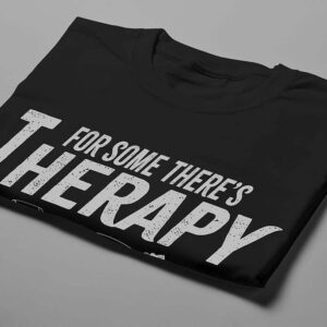 Bike Therapy Ronin Motorcycle Graphic Men's T-shirt - black - folded short