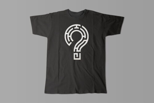 Mystery T-shirt Tshirt Terrorist - a cool, funny, mystery graphic tee - men's black