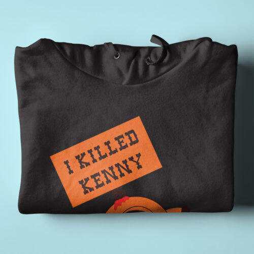 I Killed Kenny South Park Parody Tshirt Terrorist Parody Black Hoodie - folded straight