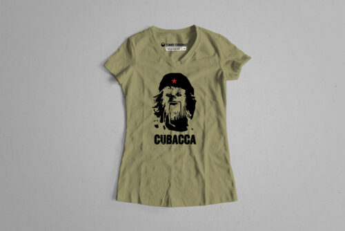 Chewbacca Star Wars Parody Ladies' Tshirt Terrorist Tee - sage