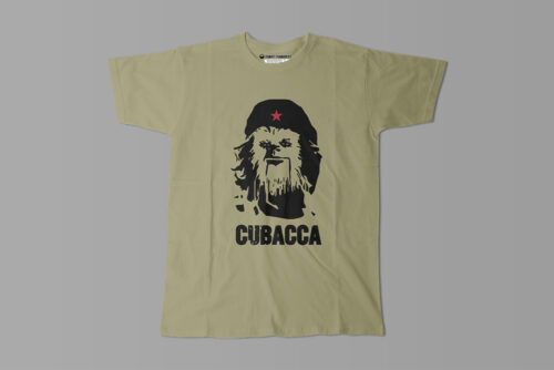 Chewbacca Star Wars Parody Men's Tshirt Terrorist Tee - sage